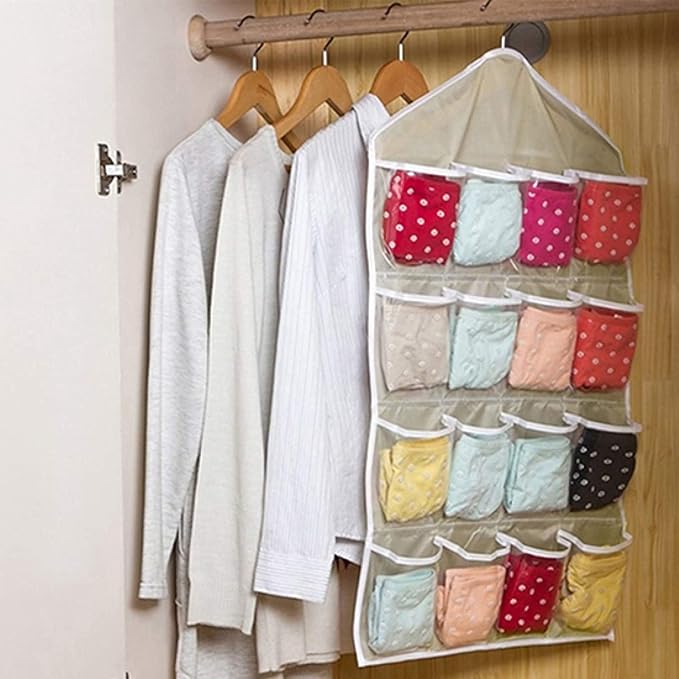 16 Pockets Clear Over Door Hanging Bag Shoe Rack Hanger Storage Organizer Attractive design