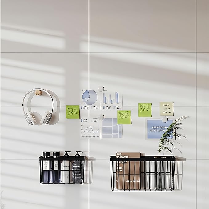 Kitchen Cabinet Door Storage Box, Self Adhesive Wall Mounted,Wardrobe/Bathroom/Refrigerator Small Items Organizer,Oil bottle/Seasoning storage (3 Piece)