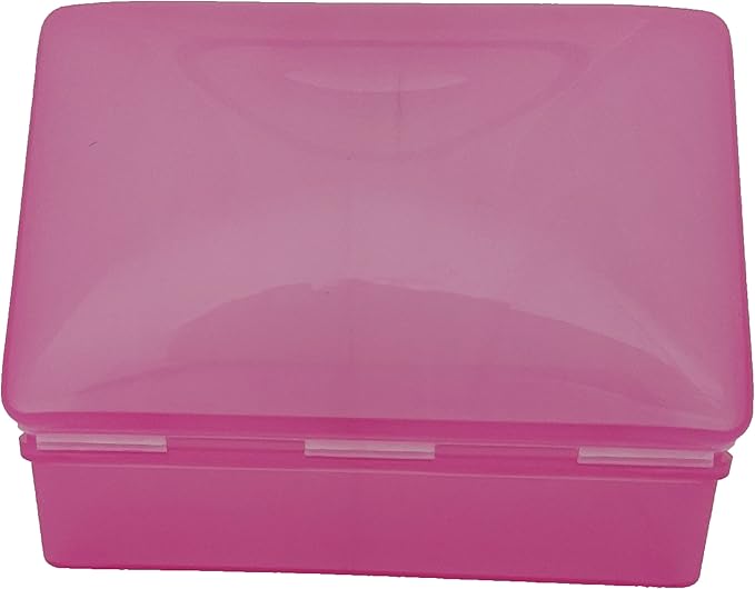American Comb Travel Soapbox, Durable Storage Container, Multiple Colors, Made in USA (1, Pink)