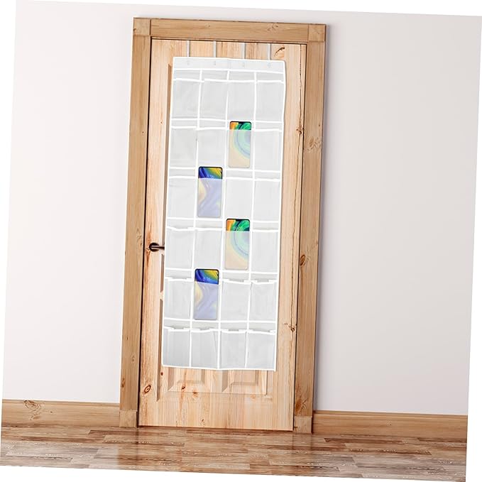 Unomor Hanging Wall Storage Bag Door Storage Organizer Practical Sundries Organizer for Home