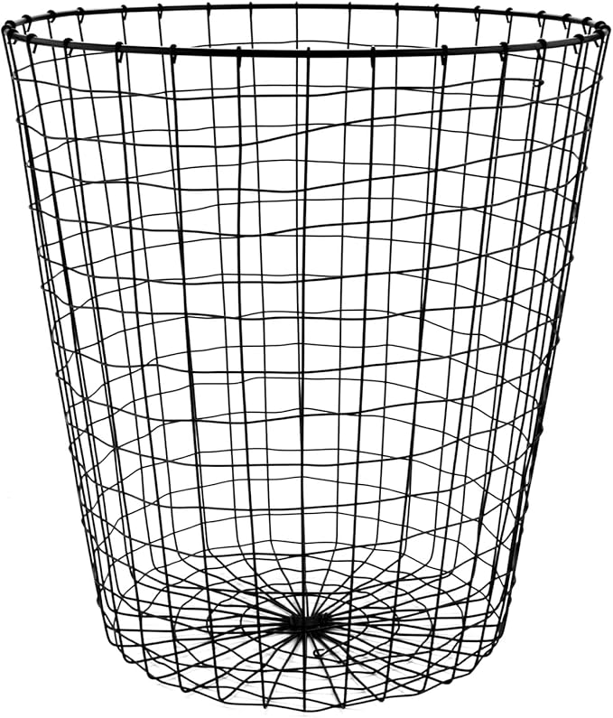 G.E.T. WB-300-MG Heavy Duty Iron Wire Utility Storage Basket, Round, 16" x 18"