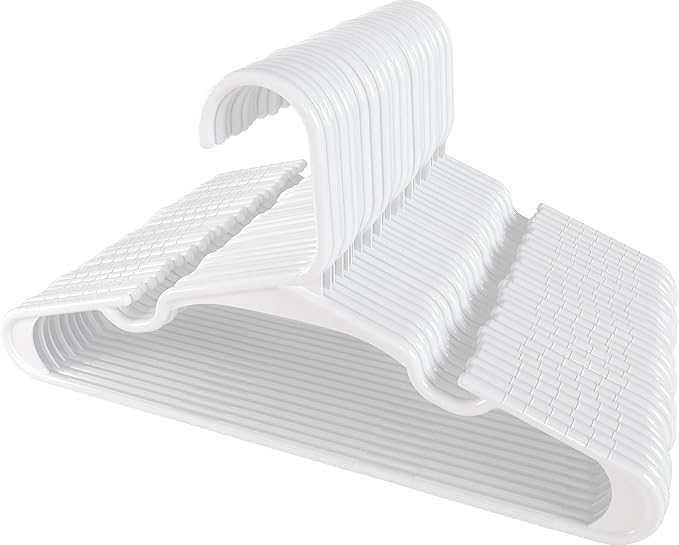Utopia Home 360 Pack Kids Hangers - 11.5 Inch Plastic Baby Hangers for Closet - Childrens Hanger for Clothes & Infant Hanger for Closet - Ideal for Everyday Standard Use (White)