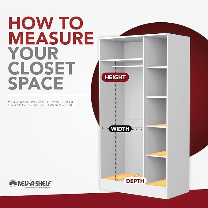 REV-A-Shelf Sliding Tie Rack for Custom Closet Systems