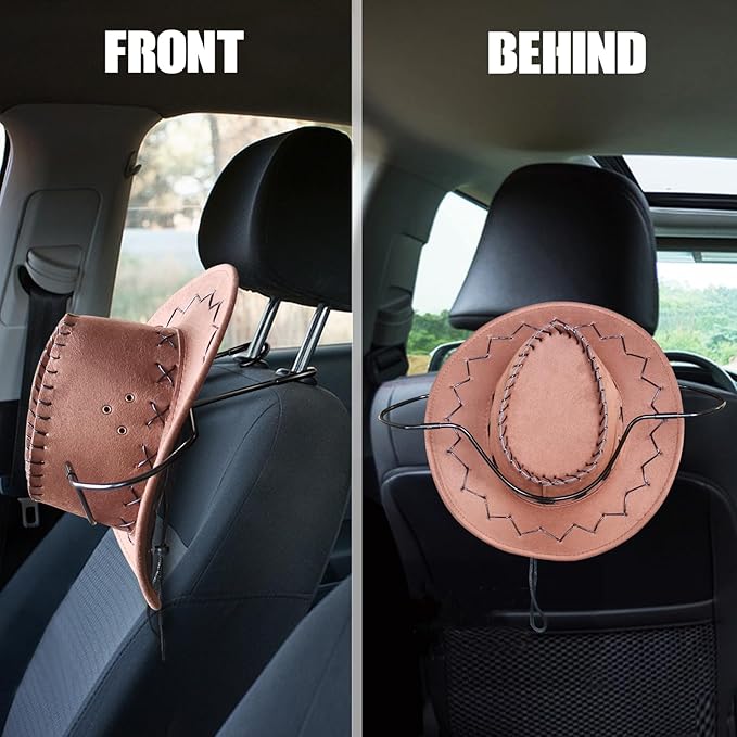 Cowboy Hat Holder, Car Hat Holder, Cowboy Hat Holder Rack for Truck SUV Car, Black