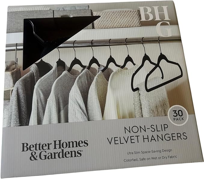 Nonslip Ultra Slim Hangers (Black)