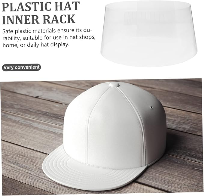 10PCS Adjustable Hat Inner Support Cone Shape for Straw Hats Cap Stretcher Insert Plastic Holder for Baseball Caps Stand for Travel Storage