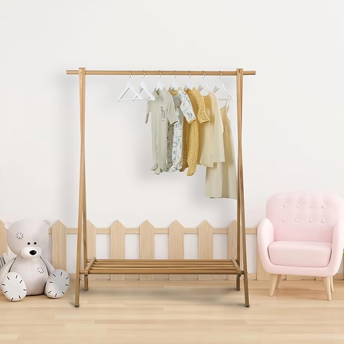 Kids Hangers, 20 Pack White Baby Hangers for Closet, Premium Children's Clothes Hangers with 360° Swivel Hook