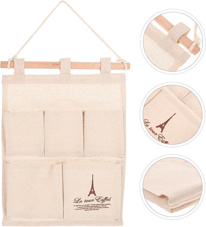 Garneck Over The Door Folder Over The Door Organizer Over The Door Bag Over The Door Storage Pocket Wooden, medium