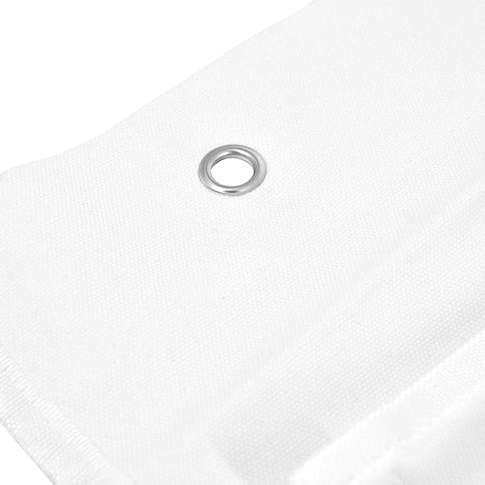Premium Over Door Shoe Organizer, White, 20 Pockets, Heavy Duty Hanging Storage Rack with Metal Hooks for Closet, Bathroom, Dorm, Space Saving Solution for Shoes, Accessories, Toys