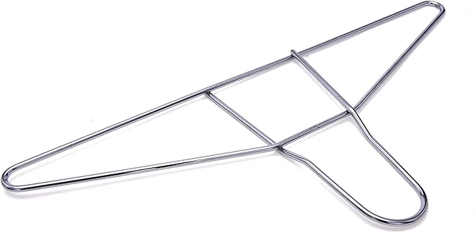 Quality Hangers Metal Hangers – Heavy Duty Hangers – Anti Theft Wire Hangers Suitable for Suits Coat Jacket – Hangers for Shuls Gyms Retail Stores Hotels – Can Carry Up to 200LBs (Chrome, 30 Pack)