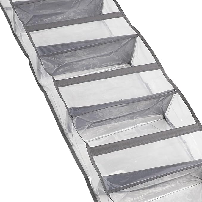 Multifuntional Over The Door Organizer 5 Layers 3 Large Capacity Pockets Anti Tilt Hanging Closet Door Organizer for Pantry Nursery Bathroom