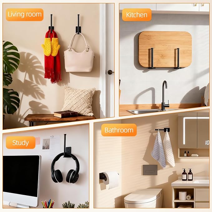STYLISHT RV Accessories Hat Organizer: Camper Accessories 2 Pack - Hat Rack for RV Essentials Lovers - Perfect for Camper Accessory and Home Organization - Hat Rack for Wall