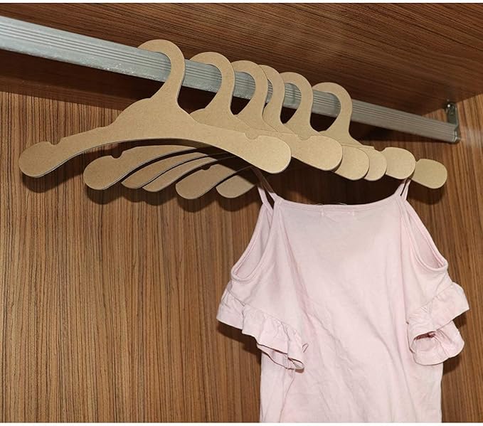 Baby Cardboard Hangers, Eco Friendly Recycled Paper Clothes Hanger for Kids Childrens (20 Pack)