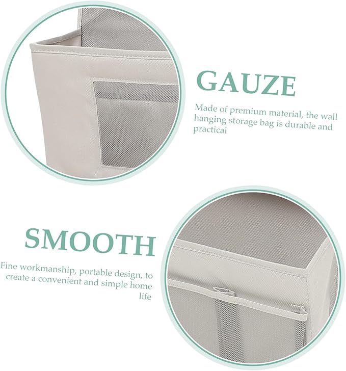 Multi Layer Door Hanging Storage Pouch Over The Door Organizer for Living Space Breathable and Design for Living Bedroom Bathroom