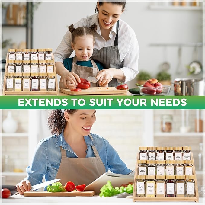 Spice Rack, Spice Organizer, for Kitchen, Countertop, Pantry, Spices Organizer for Cabinet.(S)