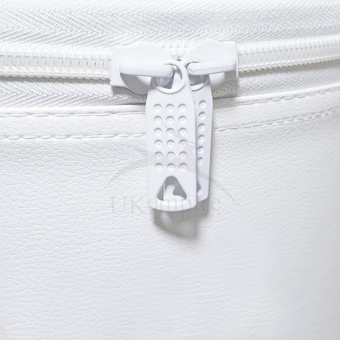 Premium Masonic Fez Cases - Imitation Leather Hat Display Storage Box | Available in White, Red, Blue, Purple, Black (White)