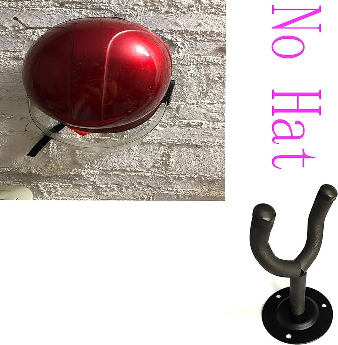 Cowboy Hat Rack/Invisible Cowboy Hat Rack for Wall/Hat Organizer/Cowboy Hat Holder Storage Display/Cowboy Hat Dryer Stand/Wall Mount - Suitable for All Kinds of hat Helmets - No Hat, 2-Pcs