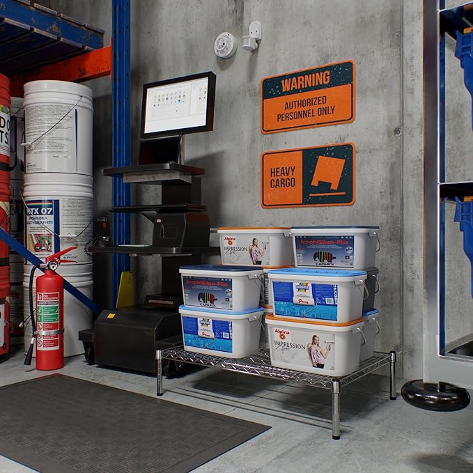 24" Deep x 36" Wide x 8" Height Wire Shelving Kit | 1-Tier | NSF Commercial Storage Rack Unit