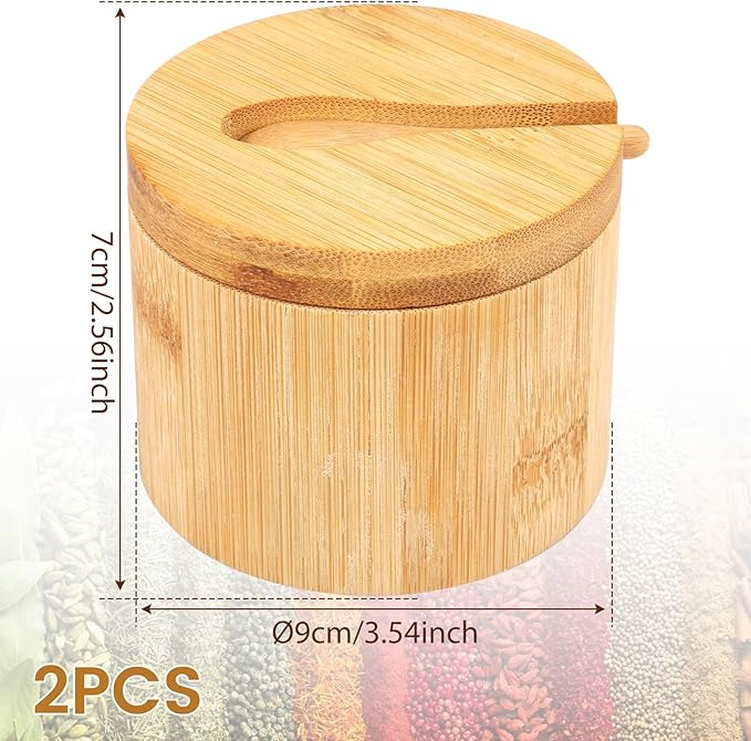 2PCS Bamboo Salt