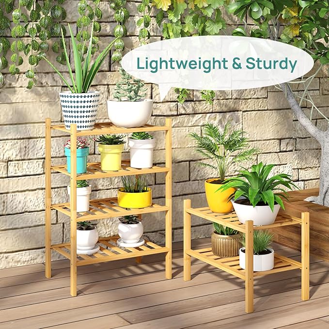 viewcare Small Shoe Rack, 2-Tier Shoe Rack for Entryway, Bamboo Wood Shoe Shelf for Closet & Hallway, Long 17.2IN | Beautiful | Functional | Sturdy | Durable