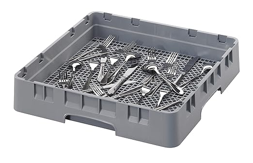Cambro Full Size Flatware Rack Soft Gray FR258-151