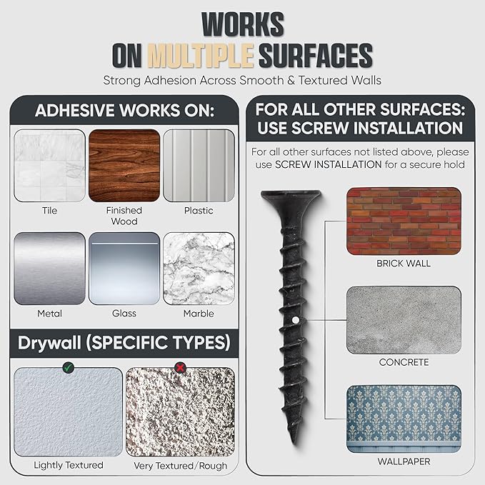 Modern JP Adhesive Hat Hooks for Wall (16-Pack) - Minimalist Hat Rack Design, No Drilling, Strong Hold Hat Hangers - USA Patented, Clear