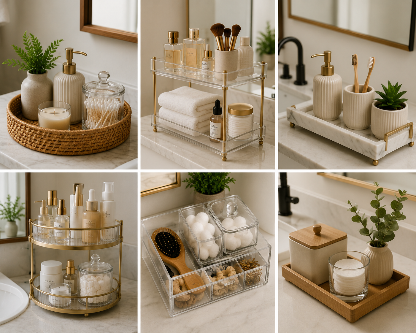 Bathroom Countertop Storage