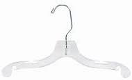 Only Hangers 12" Children's Plastic Top Hanger [ Bundle of 25 ]