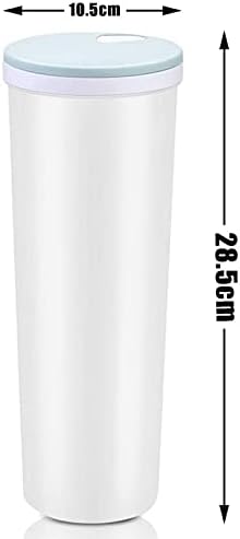 2 Pcs 2L Tall Clear Spaghetti Pasta Storage Container with Adjustable Lid,Multi- Plastic Kitchen Food Storage Jar