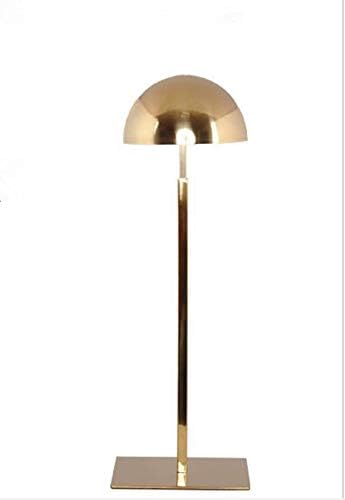 Tbrand Mirror Gold Stainless Steel Adjustable hat Cap Display Stand Holder Racks