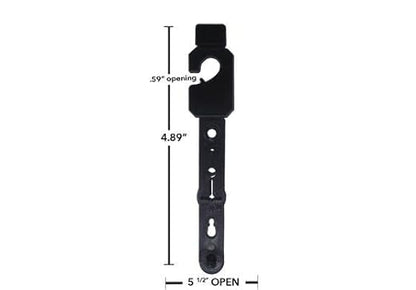 NAHANCO Black Belt Hanger, 500 Pieces