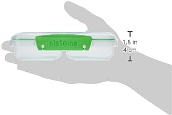 Sistema 11.8 Ounce Small Split Storage Container (Colors may vary)