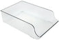 Clear Storage Bins for Refrigerator, Pantry Organizer Container with Lid, Stackable Kitchen Storage (Large Transparent Can Dispenser)