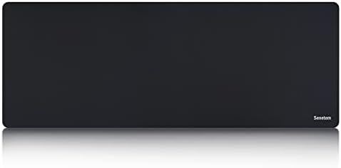 Senetem XL Mouse Pad 31.5x11.8 in, Large Gaming Desk Mat, Black Non-Slip - Image 2