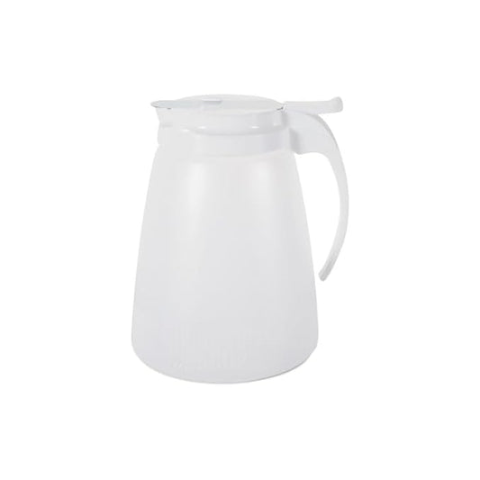 CAC Poly SYDP-48 Syrup Dispenser with White Cap 48 oz.