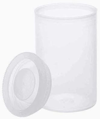 20 PCS Clear Plastic Film Canisters with Lids，35mm CaliberEmpty Camera Reel Containers,Storing of Small Personal and Household Items,Pills, Film, Keys, Coins, Art Beads and More Storage Containers