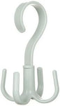 Space Saving Rotated Hanger Hooks Wardrobe Clothes Rack Hanger Organizer Bag Hanger Shoes Belt Scarf Hanging Rack Closet Hanger (Green)