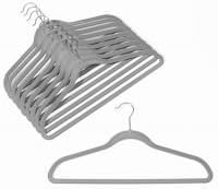 ClosetHangerFactory Slim-Line Platinum Shirt/Pant Hangers