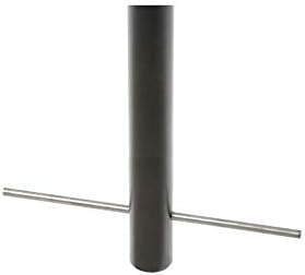 Global Industrial 41" L Wave Bike Rack, Below Ground Mount, 5-Bike Capacity, Powder Coated Steel, Black, Commercial Bike Rack for Stores, Parks, Schools and More
