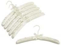 Only Hangers Ivory Satin Padded Hangers - Pack of (6)