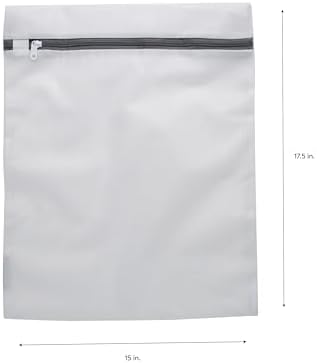 Laundry 360 Large Mesh Wash Bag | Laundry | Washing Machine | Zipper Closure | Prevents Pulling and Tearing | Clothes | Garments | Delicates | Socks | White - Image 5