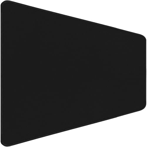 39.1" x 23.5" Waterproof Fabric Desk Pad, Black by CustomerFirstServiceFirst