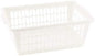 YBM HOME Plastic Perforated Storage Basket Bin Office Drawer, Shelf Desktop Countertop Tray Organizer 32-1188 (1, White)