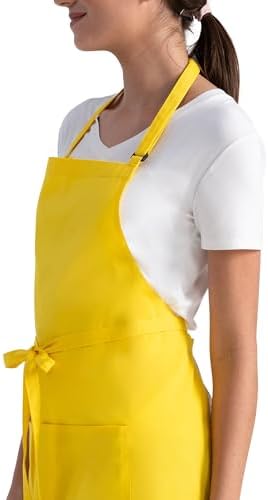 Chef Works Unisex Butcher Apron, Lemon, One Size - Image 5