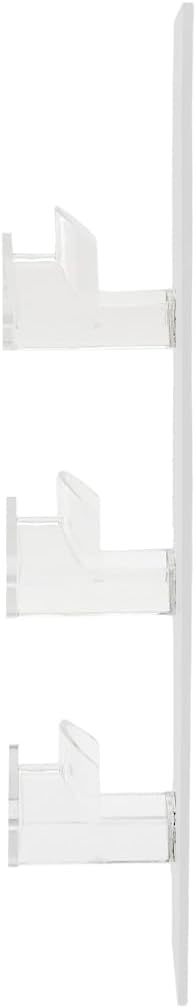 Marketing Holders 6 Pack Eyewear Holder 3 Tier Clear Acrylic Wall Mount with Hardware Hanging Rack for Gift Shops Retailers Home or Commercial Use