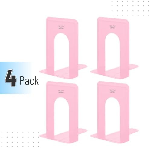 Mr. Pen- Book Ends, 4 Pack, Light Pink - Image 2