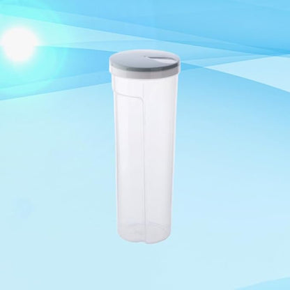 Zerodeko Clear Snack Storage Tank 11.25 Inch Airtight Food Container for Pasta Cereal Noodles Kitchen Organization