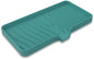 Silicone Soap Dish with Drainer | Quick-Dry Holder for Sponge, Dispenser, Scrubber, Bottle and Cup | for Kitchen, Shower and Bathroom (Dark Green, Large, 1 Pack)