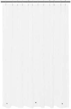 Mrs Awesome 72x80 Long Shower Curtain Liner Clear by MrsAwesome
