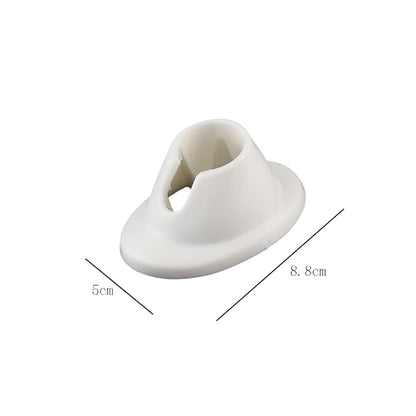 2 Pieces Nail Polish Stand Nail Polish Bottle Stand Nail Polish Bottle Holder Nail Art Display Manicure Tools for Nail Organizer Display, White